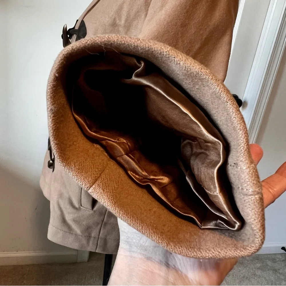 GAP Wool Blend Toggle/Zip Pea Coat—SZ. Medium - Picture 5 of 17